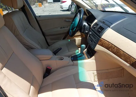 2008 BMW X3 3.0Si from USA, damaged, VIN WBXPC93418WJ02816